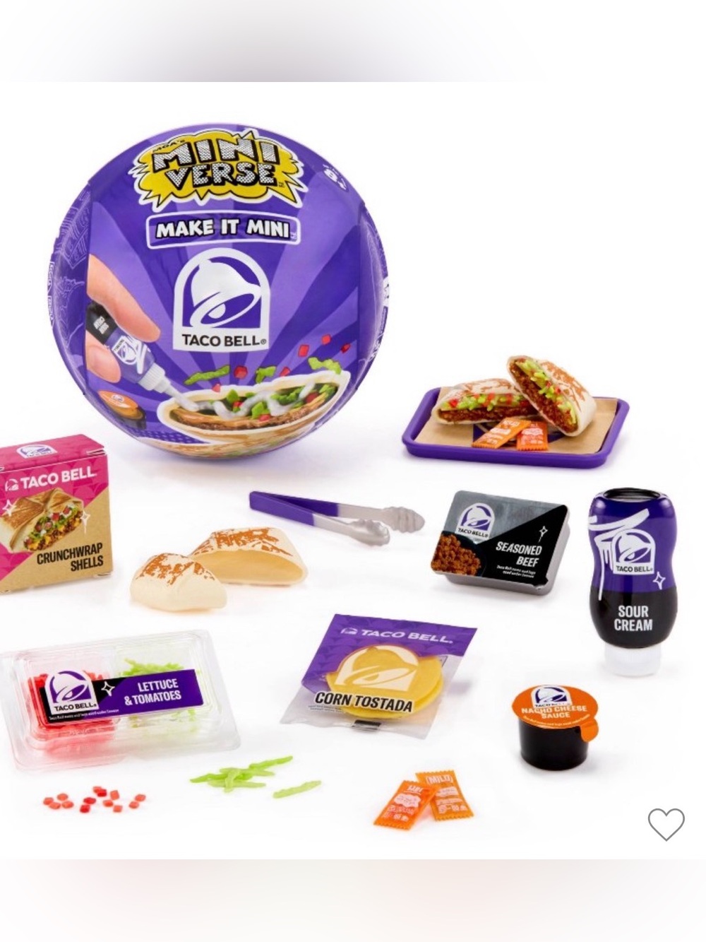 Taco Bell MiniVerse Make It Mini Mexican pizza